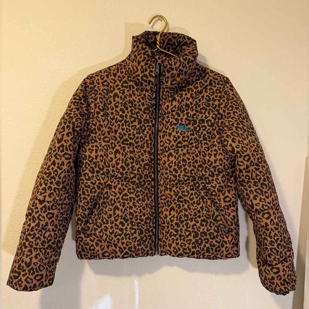Vans Foundry V Puffer MTE Jacket In Leopard Small - Picture 3 of 8